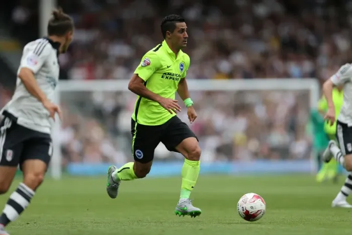 Framed Print : Beram Kayal in Action: Brighton vs. Fulham, Sky Bet Championship (15 / 08 / 2015) Framed Print : Beram Kayal in Action: Brighton vs. Fulham, Sky Bet Championship (15 / 08 / 2015)
