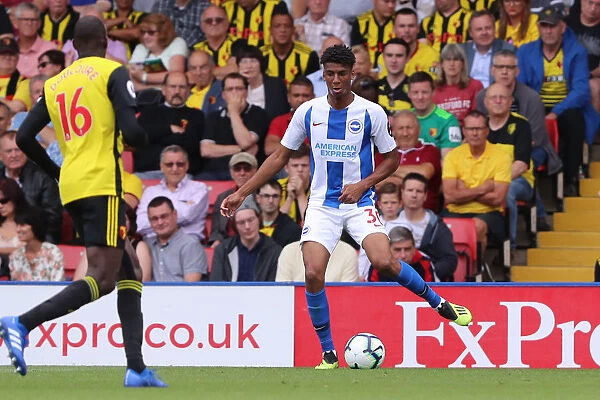 Bernardo Fernandes da Silva Junior: In Action for Brighton and Hove Albion vs. Watford, Premier League (11th August 2018)
