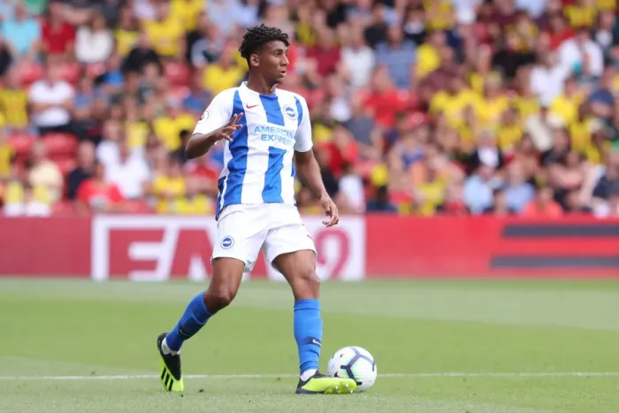 Framed Print : Bernardo Fernandes da Silva Junior: In Action for Brighton and Hove Albion vs. Watford, Premier League (11th August 2018) Framed Print : Bernardo Fernandes da Silva Junior: In Action for Brighton and Hove Albion vs. Watford, Premier League (11th August 2018)