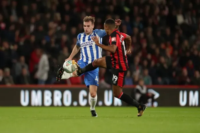 Framed Print : Bournemouth vs. Brighton and Hove Albion: EFL Cup Showdown at Vitality Stadium (19SEP17)