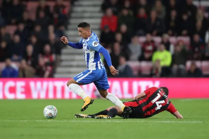 Framed Print : Bournemouth vs. Brighton and Hove Albion: EFL Cup Showdown at Vitality Stadium (19SEP17) Framed Print : Bournemouth vs. Brighton and Hove Albion: EFL Cup Showdown at Vitality Stadium (19SEP17)