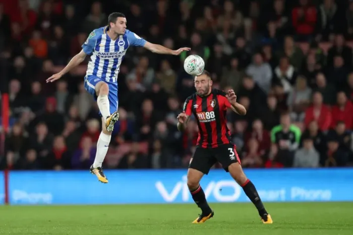 Framed Print : Bournemouth vs. Brighton and Hove Albion: EFL Cup Showdown at Vitality Stadium (19SEP17) Framed Print : Bournemouth vs. Brighton and Hove Albion: EFL Cup Showdown at Vitality Stadium (19SEP17)