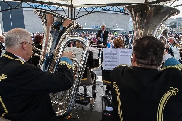 Brass Band Performance at Brighton and Hove Albion vs. Burnley (April 2016)