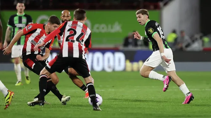 Framed Print : Brentford v Brighton and Hove Albion Premier League 03APR24 Framed Print : Brentford v Brighton and Hove Albion Premier League 03APR24