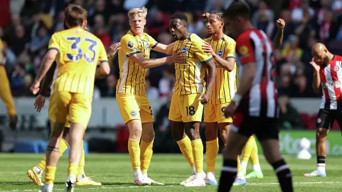 Framed Print : Brentford v Brighton and Hove Albion Premier League 19APR25 Framed Print : Brentford v Brighton and Hove Albion Premier League 19APR25