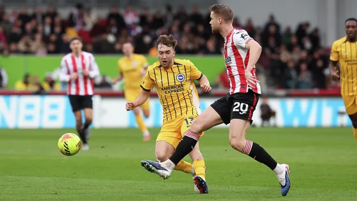 Framed Print : Brentford v Brighton and Hove Albion Premier League 21FEB26 Framed Print : Brentford v Brighton and Hove Albion Premier League 21FEB26