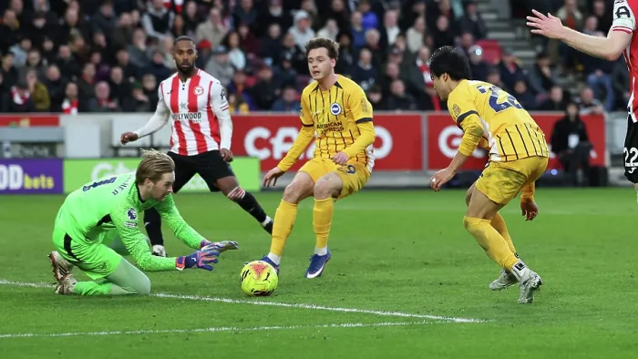 Framed Print : Brentford v Brighton and Hove Albion Premier League 21FEB26 Framed Print : Brentford v Brighton and Hove Albion Premier League 21FEB26