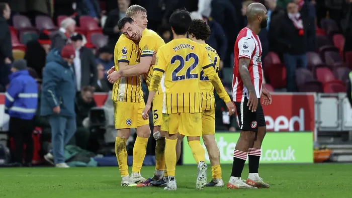 Framed Print : Brentford v Brighton and Hove Albion Premier League 21FEB26 Framed Print : Brentford v Brighton and Hove Albion Premier League 21FEB26