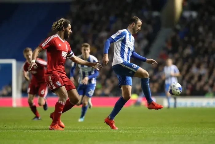 Framed Print : Brighton and Birmingham Clash in EFL Sky Bet Championship: April 4, 2017 (American Express Community Stadium) Framed Print : Brighton and Birmingham Clash in EFL Sky Bet Championship: April 4, 2017 (American Express Community Stadium)