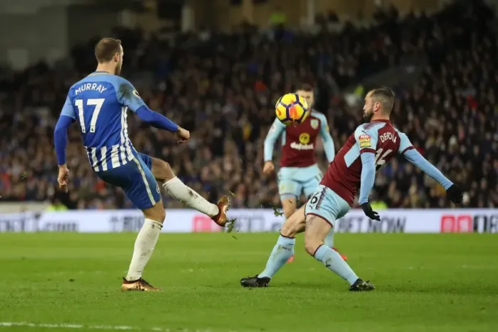 Framed Print : Brighton and Burnley Battle it Out in Premier League Clash at American Express Community Stadium (16DEC17) Framed Print : Brighton and Burnley Battle it Out in Premier League Clash at American Express Community Stadium (16DEC17)