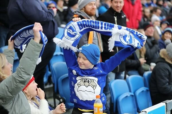 Brighton and Burnley Fans Clash in Premier League Match at American Express Community Stadium (16DEC17)