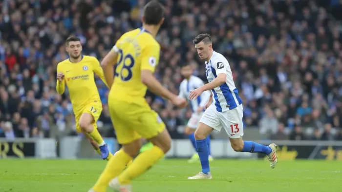 Framed Print : Brighton and Chelsea Face Off: A Premier League Showdown at American Express Community Stadium (16DEC18) Framed Print : Brighton and Chelsea Face Off: A Premier League Showdown at American Express Community Stadium (16DEC18)