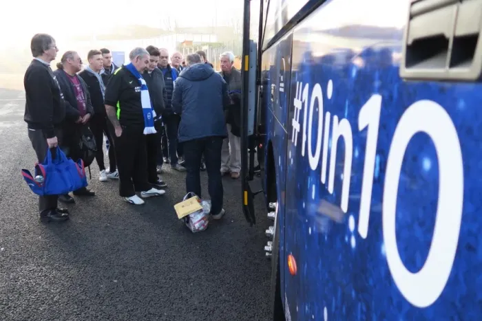 Framed Print : Brighton Fans Aboard the Sky Bet 10 in 10 Bus: Heading to Birmingham City vs. Brighton and Hove Albion (17DEC16) Framed Print : Brighton Fans Aboard the Sky Bet 10 in 10 Bus: Heading to Birmingham City vs. Brighton and Hove Albion (17DEC16)