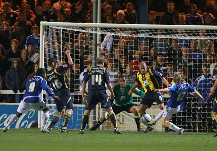 Framed Print : Brighton & Hove Albion: 2008-09 Away Game vs. Peterborough United Framed Print : Brighton & Hove Albion: 2008-09 Away Game vs. Peterborough United