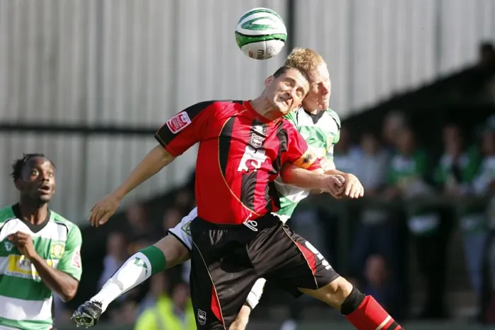 Framed Print : Brighton & Hove Albion: 2009-10 Away Game at Yeovil Town
