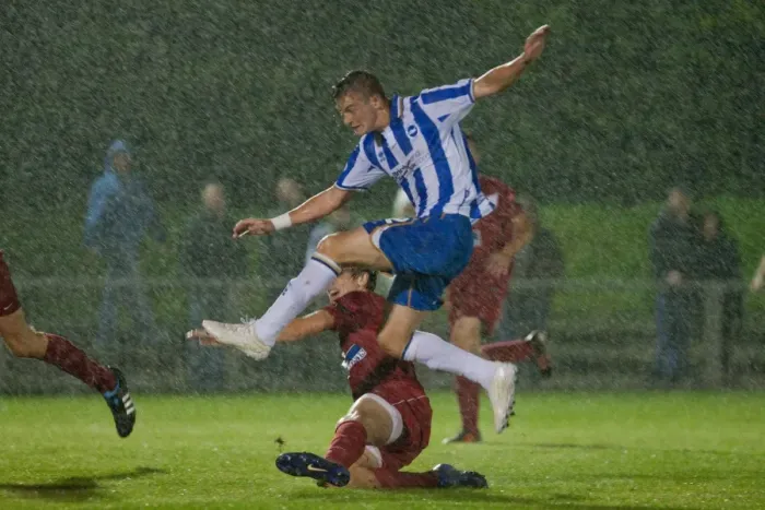 Framed Print : Brighton & Hove Albion: 2012-13 Pre-Season Training at Worthing Framed Print : Brighton & Hove Albion: 2012-13 Pre-Season Training at Worthing