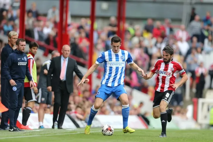 Framed Print : Brighton & Hove Albion 2014-15: Away Game at Brentford (September 13, 2014) Framed Print : Brighton & Hove Albion 2014-15: Away Game at Brentford (September 13, 2014)