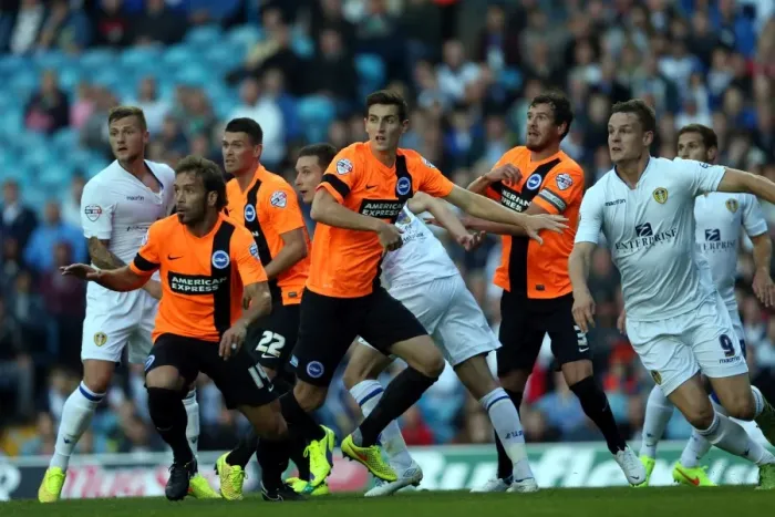 Framed Print : Brighton & Hove Albion 2014-15: Away Game at Leeds United (19 / 08 / 14)