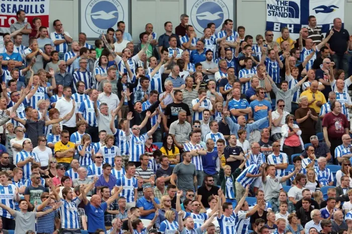 Framed Print : Brighton & Hove Albion 2014-15: Home Game vs. Sheffield Wednesday (September 8, 2014) Framed Print : Brighton & Hove Albion 2014-15: Home Game vs. Sheffield Wednesday (September 8, 2014)