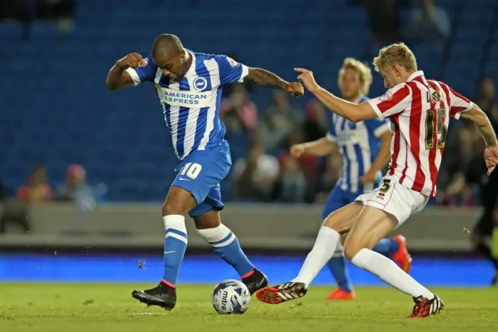 Framed Print : Brighton & Hove Albion 2014-15: Home Match against Cheltenham (August 12, 2014)