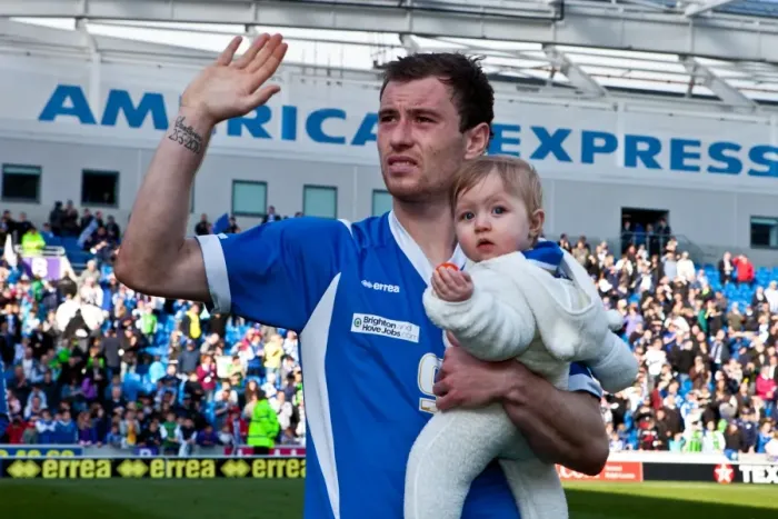Framed Print : Brighton & Hove Albion: Ashley Barnes Emotional Lap of Honor after Securing Promotion to Championship (Brighton v Birmingham, March 21, 2012) Framed Print : Brighton & Hove Albion: Ashley Barnes Emotional Lap of Honor after Securing Promotion to Championship (Brighton v Birmingham, March 21, 2012)