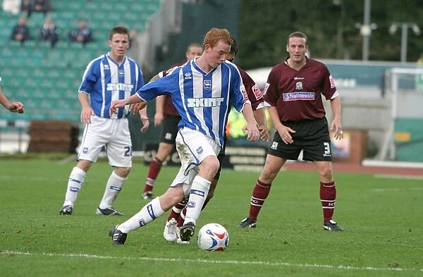 Brighton and Hove Albion in Action against Northampton Town