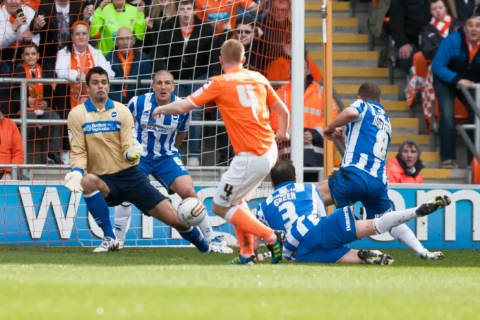 Framed Print : Brighton & Hove Albion Away at Blackpool (19-03-12) Framed Print : Brighton & Hove Albion Away at Blackpool (19-03-12)