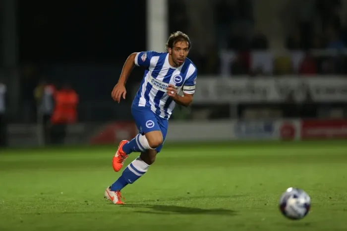 Framed Print : Brighton & Hove Albion Away at Burton Albion (24SEP14)