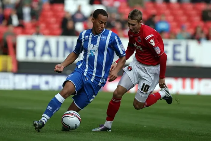 Framed Print : Brighton & Hove Albion Away at Charlton Athletic: 2010-11 Season