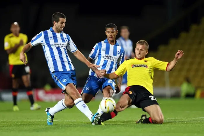 Framed Print : Brighton & Hove Albion Away Games: 2012-13 Season - Watford (18-09-2012): Highlights Framed Print : Brighton & Hove Albion Away Games: 2012-13 Season - Watford (18-09-2012): Highlights