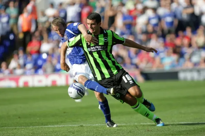 Framed Print : Brighton & Hove Albion Away at Ipswich Town: 2011-12 Season