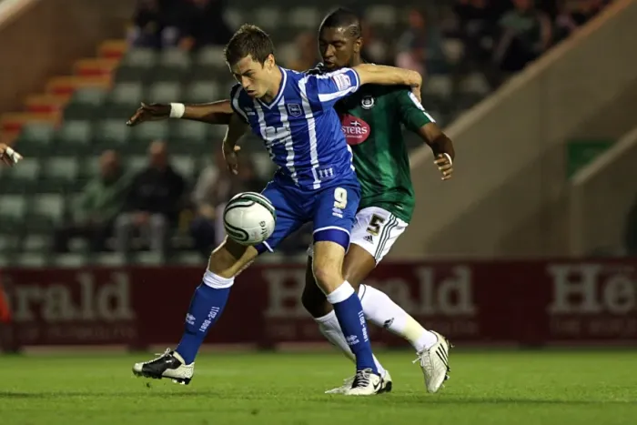 Framed Print : Brighton & Hove Albion Away at Plymouth Argyle: 2010-11 Season