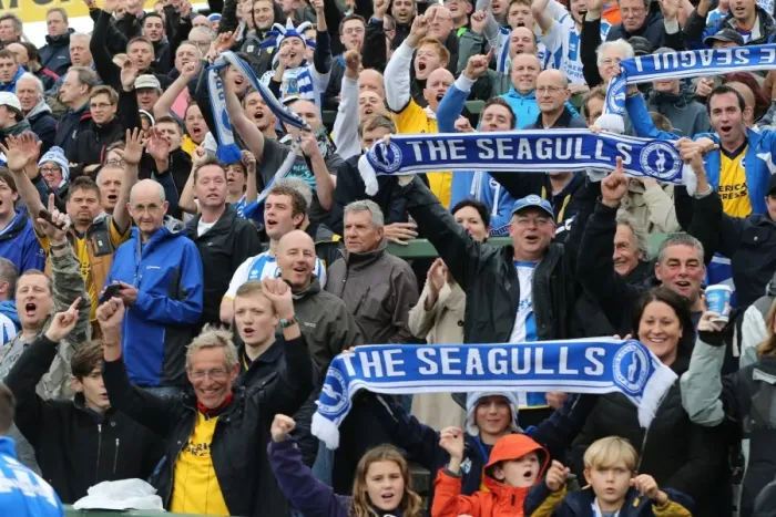 Framed Print : Brighton & Hove Albion Away at Yeovil Town (2013-14 Season): October 19, 2013