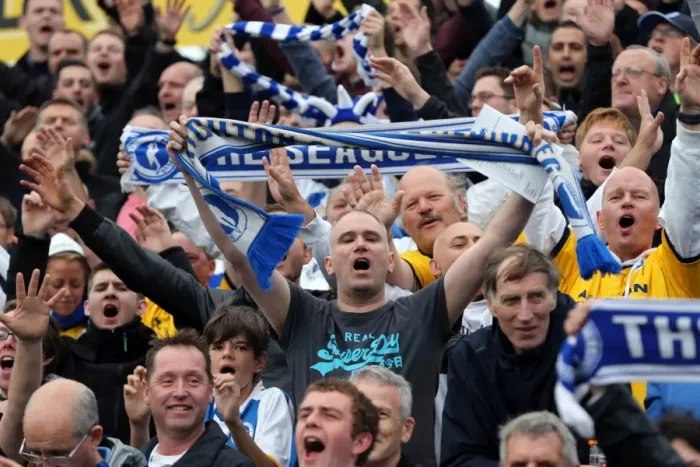 Framed Print : Brighton & Hove Albion Away at Yeovil Town (2013-14 Season): October 19, 2013