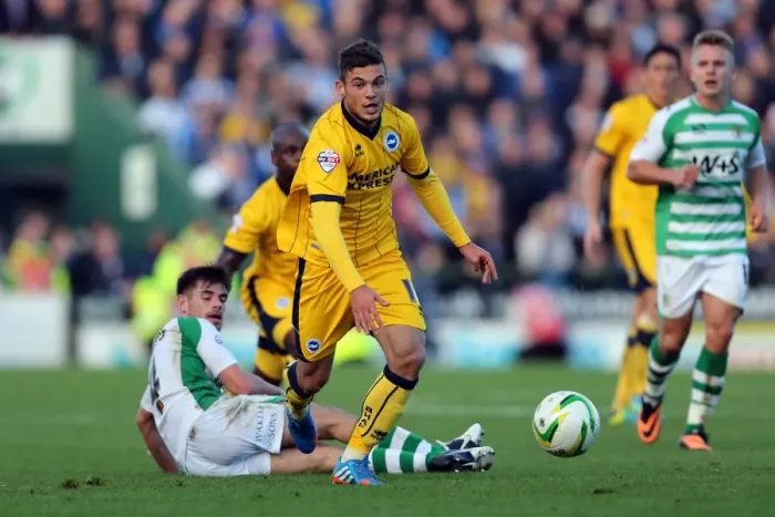 Framed Print : Brighton & Hove Albion Away at Yeovil Town (2013-14 Season): October 19, 2013 Framed Print : Brighton & Hove Albion Away at Yeovil Town (2013-14 Season): October 19, 2013