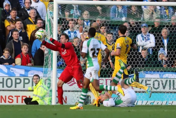 Framed Print : Brighton & Hove Albion Away at Yeovil Town (2013-14 Season): October 19, 2013 Framed Print : Brighton & Hove Albion Away at Yeovil Town (2013-14 Season): October 19, 2013