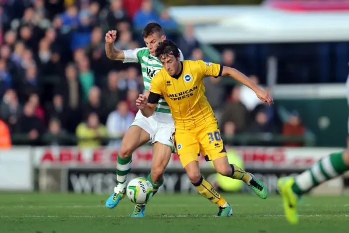 Framed Print : Brighton & Hove Albion Away at Yeovil Town (2013-14 Season) - October 19, 2013 Framed Print : Brighton & Hove Albion Away at Yeovil Town (2013-14 Season) - October 19, 2013