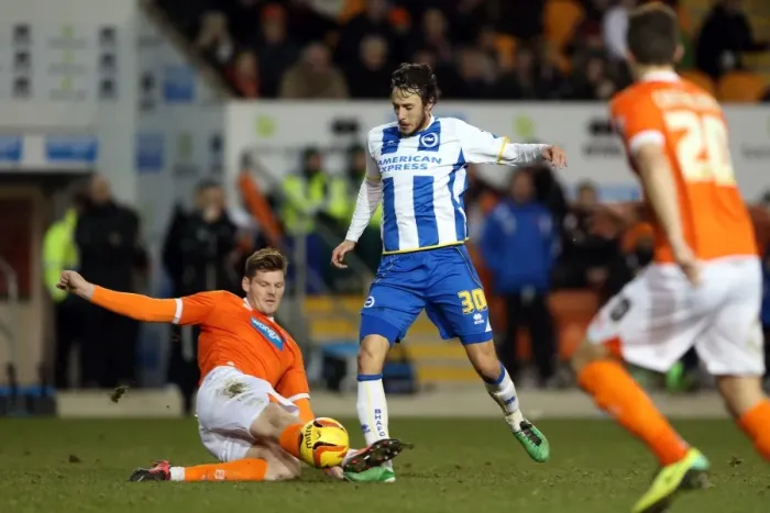 Framed Print : Brighton & Hove Albion at Blackpool (Away Game), December 29, 2013 Framed Print : Brighton & Hove Albion at Blackpool (Away Game), December 29, 2013