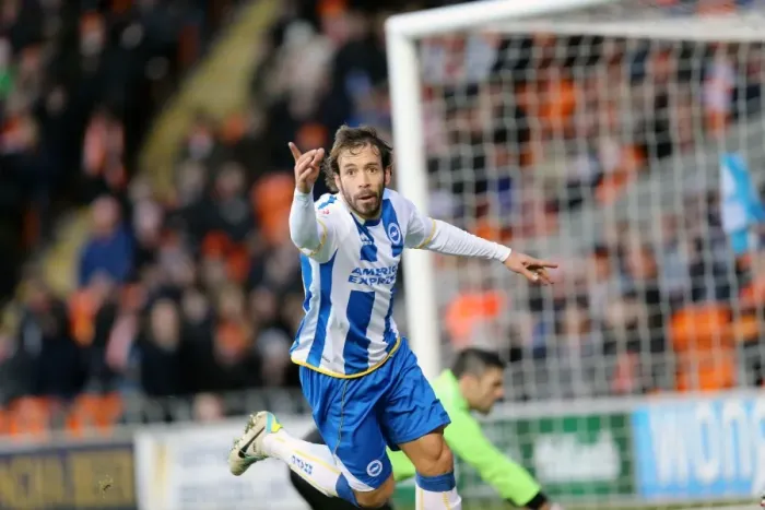 Framed Print : Brighton & Hove Albion at Blackpool - December 2013 (Away Game, 2013-14 Season)