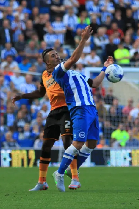 Framed Print : Brighton & Hove Albion: Bram Kanay Controls the Ball Amidst Championship Action vs. Hull City (12th September 2015) Framed Print : Brighton & Hove Albion: Bram Kanay Controls the Ball Amidst Championship Action vs. Hull City (12th September 2015)