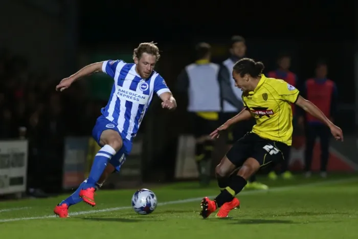Framed Print : Brighton & Hove Albion at Burton Albion: Away Game, September 24, 2014 Framed Print : Brighton & Hove Albion at Burton Albion: Away Game, September 24, 2014
