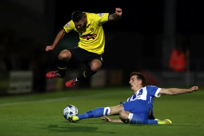 Framed Print : Brighton & Hove Albion at Burton Albion: September 24, 2014 - Away Game, Season 2014-15 Framed Print : Brighton & Hove Albion at Burton Albion: September 24, 2014 - Away Game, Season 2014-15