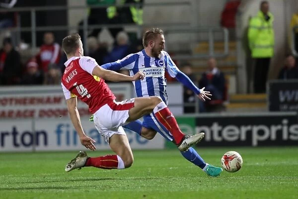 Brighton and Hove Albion Celebrate Championship Victory at Rotherham United (07MAR17)