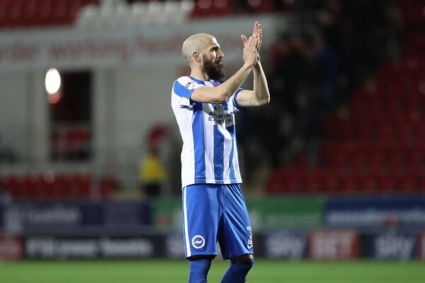 Brighton and Hove Albion Celebrate Championship Victory over Rotherham United (07MAR17)