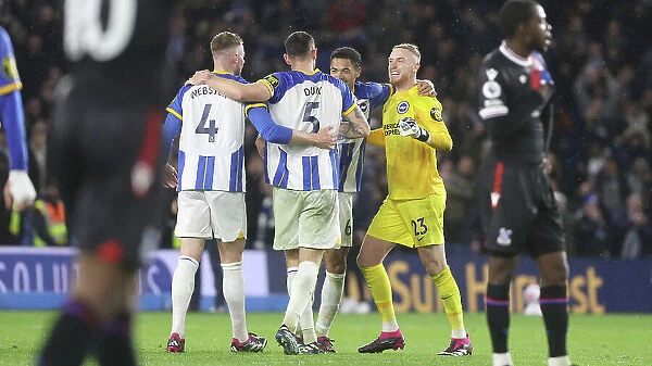 Brighton & Hove Albion: Celebrating a Hard-Fought Victory Over Crystal Palace (15MAR23)