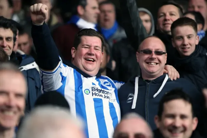 Framed Print : Brighton And Hove Albion Crowd Shots: Crowd Shots Away Days 2012-13