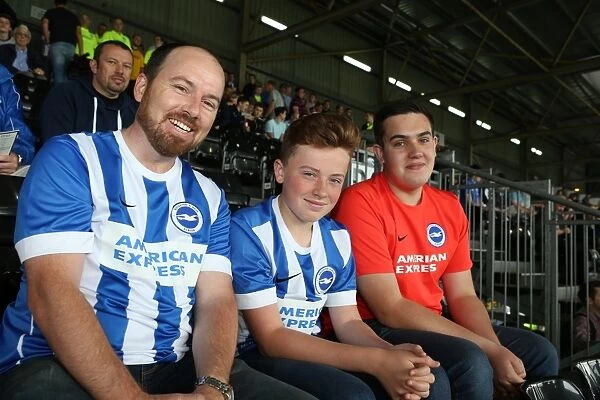 Brighton and Hove Albion: Euphoric Fans Celebrate Championship Victory over Fulham (15th August 2015)