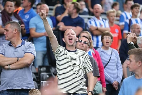 Brighton & Hove Albion: Euphoric Fans Celebrate Championship Victory at Craven Cottage (15.08.2015)