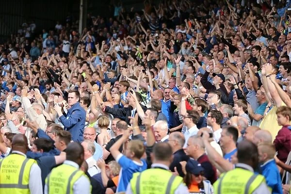 Brighton and Hove Albion: Euphoric Fans Celebrate Championship Victory over Fulham (15th August 2015)
