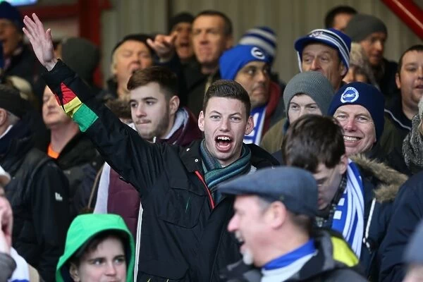 Brighton and Hove Albion FA Cup Fans at Griffin Park (2015)
